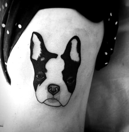 Tattoos - franch bulldogue - 127093